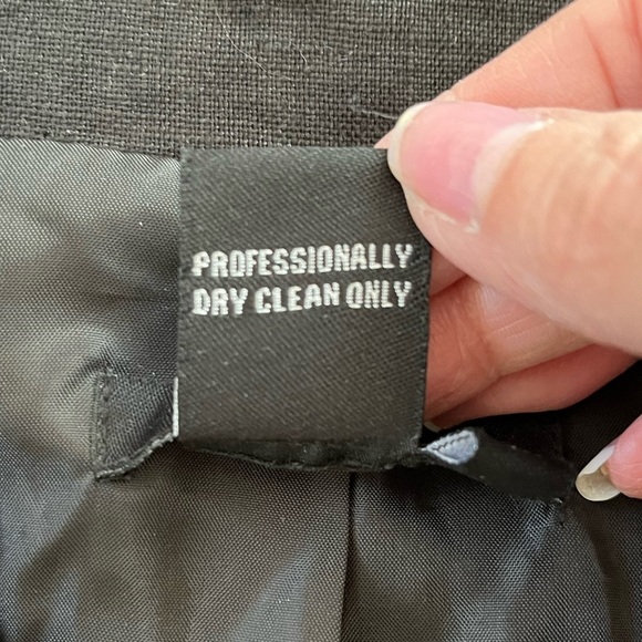 Sandro 100% Linen Black Double Breasted Swing Jacket Blazer 3/4 Sleeves Size XL - Picture 8 of 13